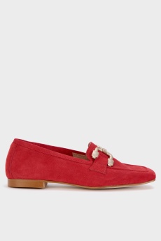 Red moccasins